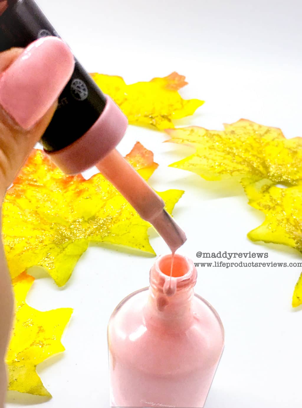 Sally Hansen Miracle Gel Coat Pink Variety Colors demo pinky promise