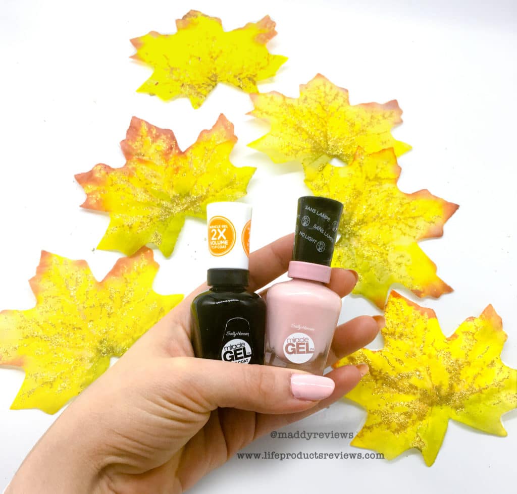 Sally Hansen Miracle Gel Coat Pink Variety Colors Top Coat 2 times x volume Party all occasions holiday nail polish