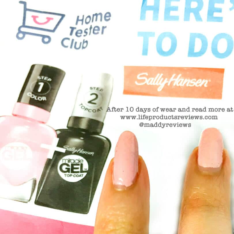 days after wear, usage, and tear miracle gel sally hansen demo