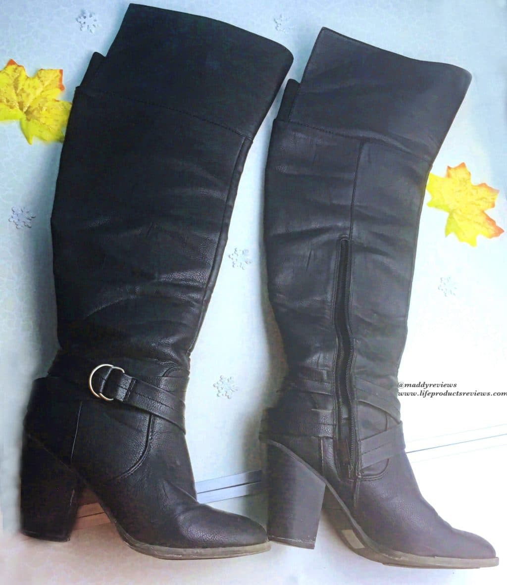 winter leather stylish boots