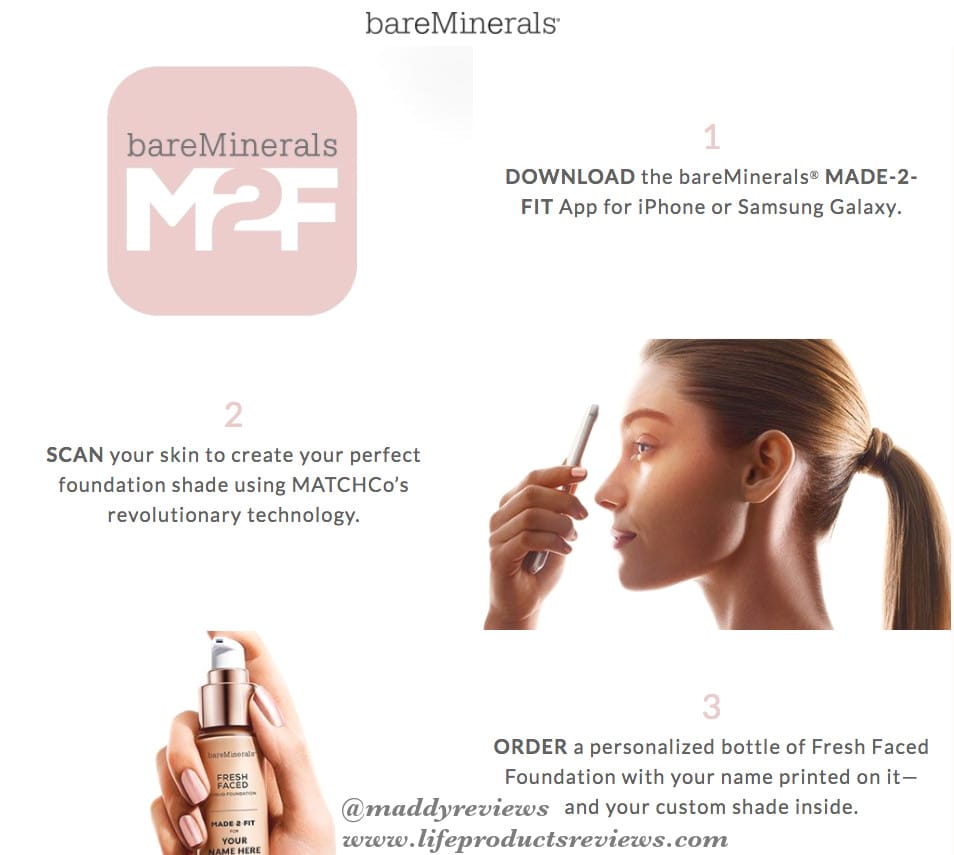 Bare-minerals-fresh-faced-made-2-fit-steps-using-the-iphone-andriod-samsung-galaxy-app
