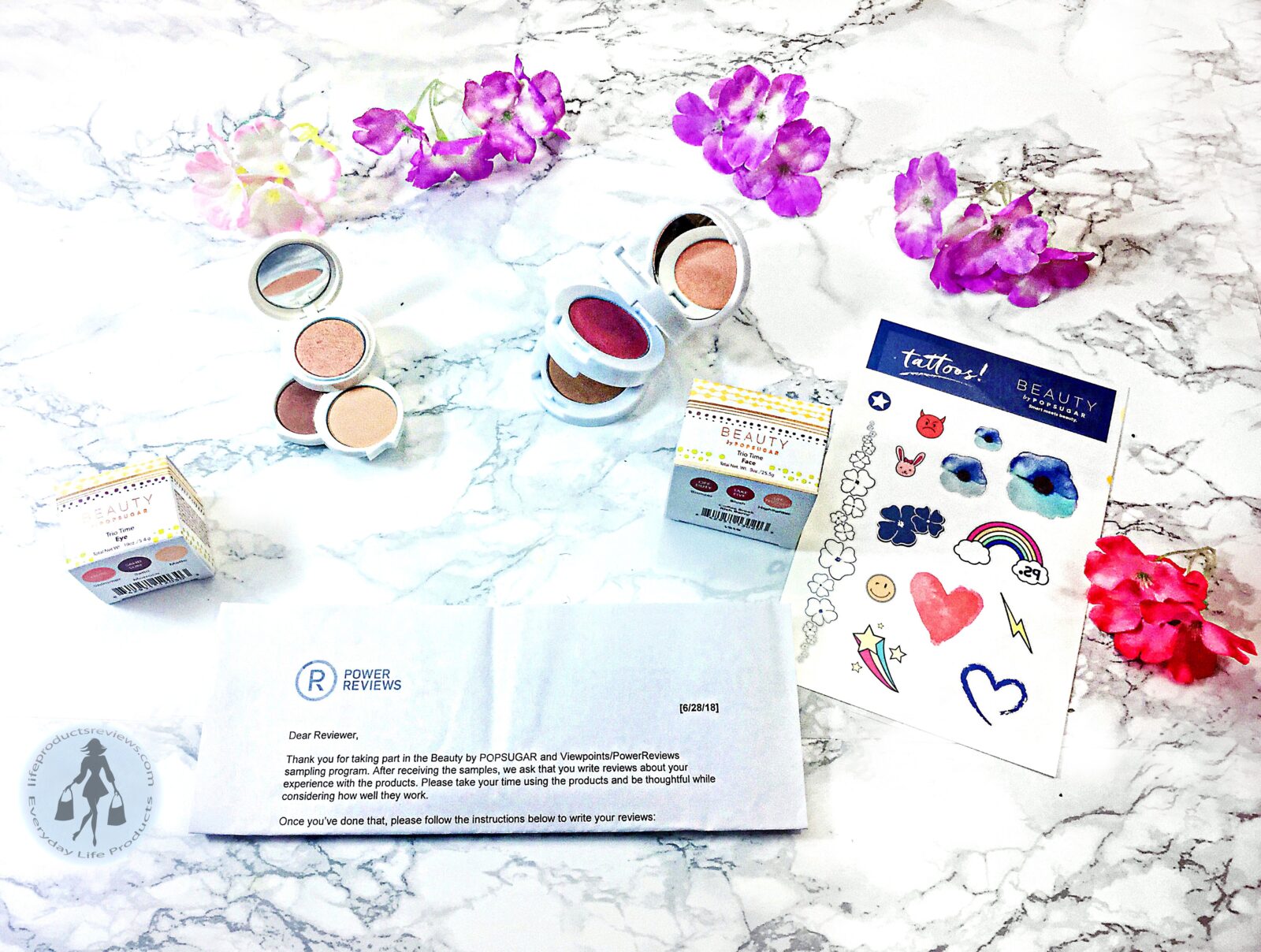 Beauty by popsugar free product review logo