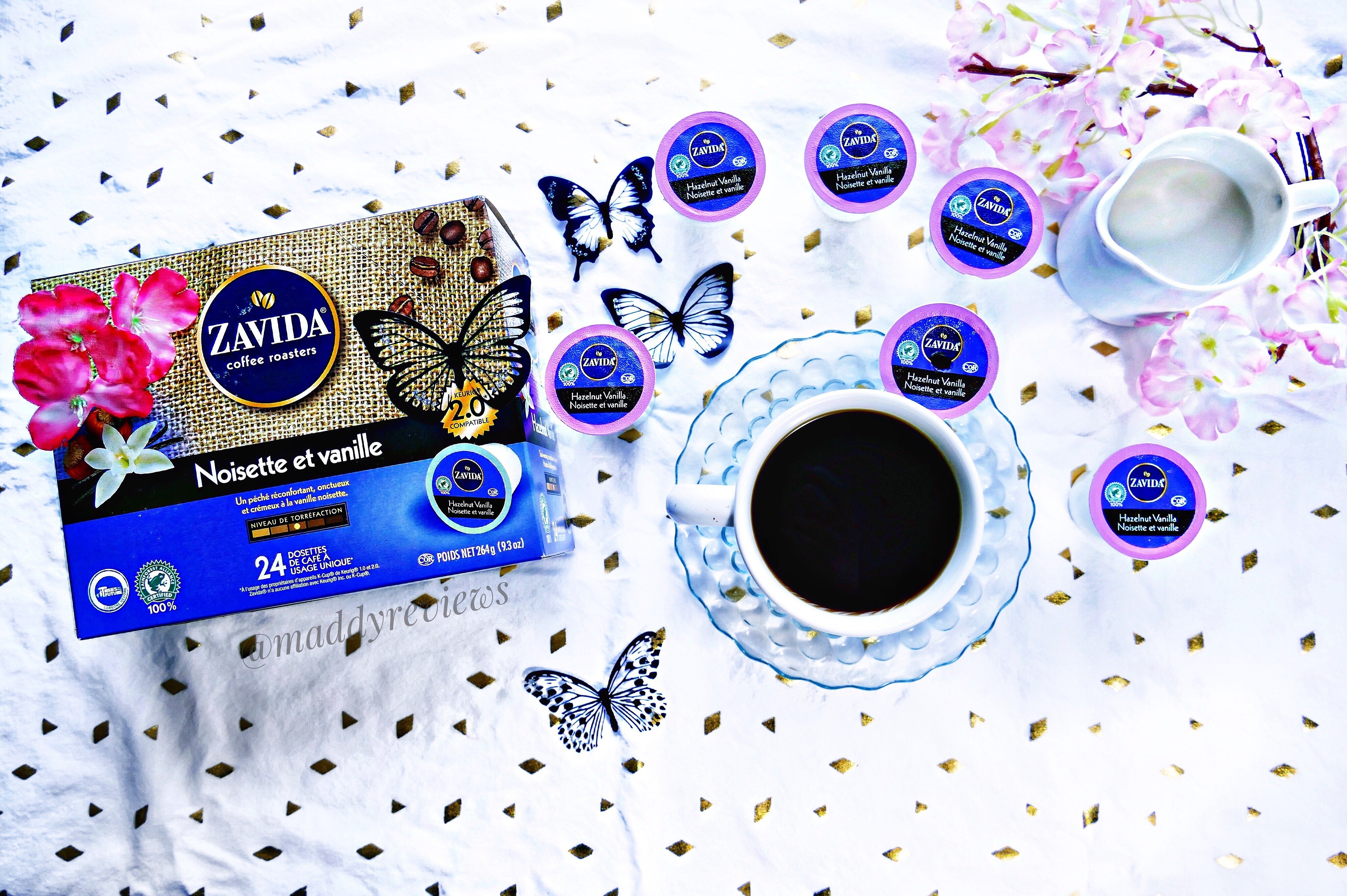 Zavida-hazelnut-vanilla-coffee-pods-single-serve.