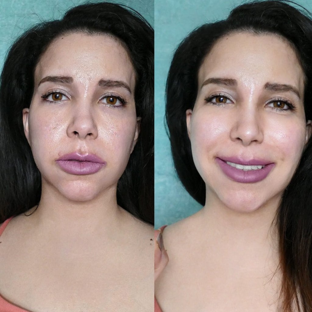 Before-and-After-Makeup-No-More-Pores-Noporeblem