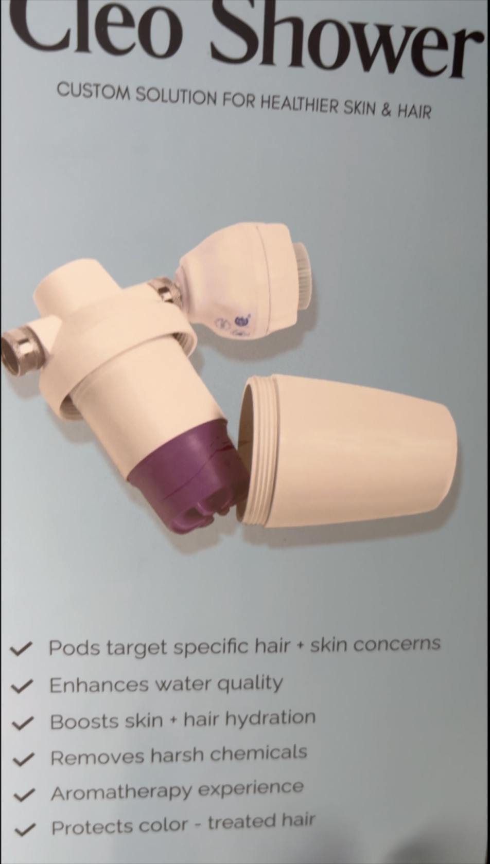 Cleo SHowerhead pieces